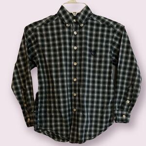 Chaps Collared Long Sleeve Button Down Boys Shirt